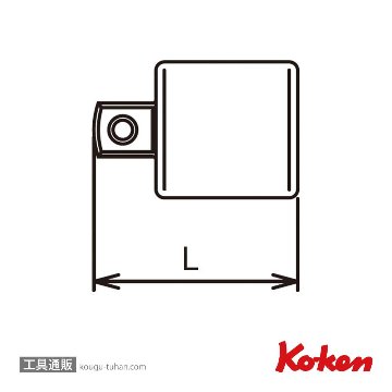 コーケン 4433A-35 1/2"アダプターの画像
