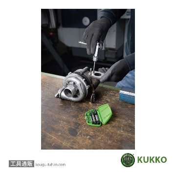 KUKKO 49-B スクリューエキストラクターセット6本組の画像