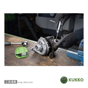 KUKKO 49-B スクリューエキストラクターセット6本組の画像
