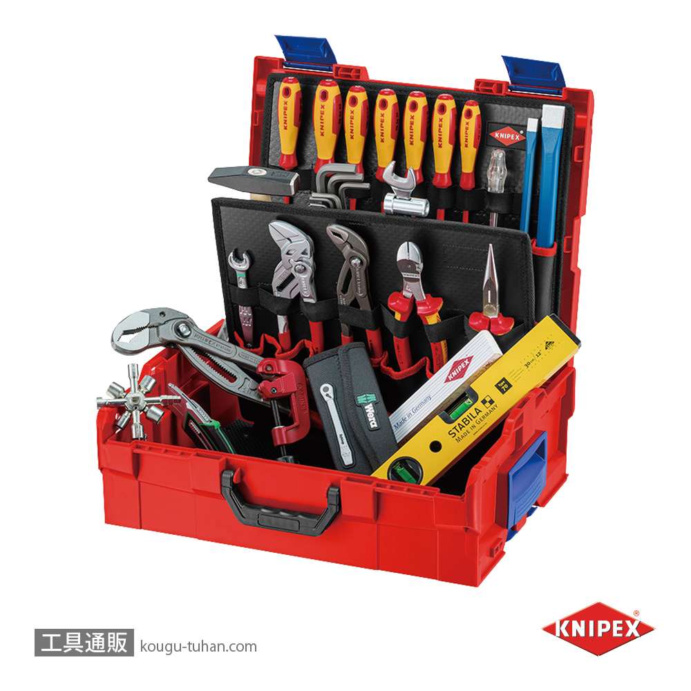 KNIPEX 002119LBS メンテナンス用ツールセット L-Boxx入の画像