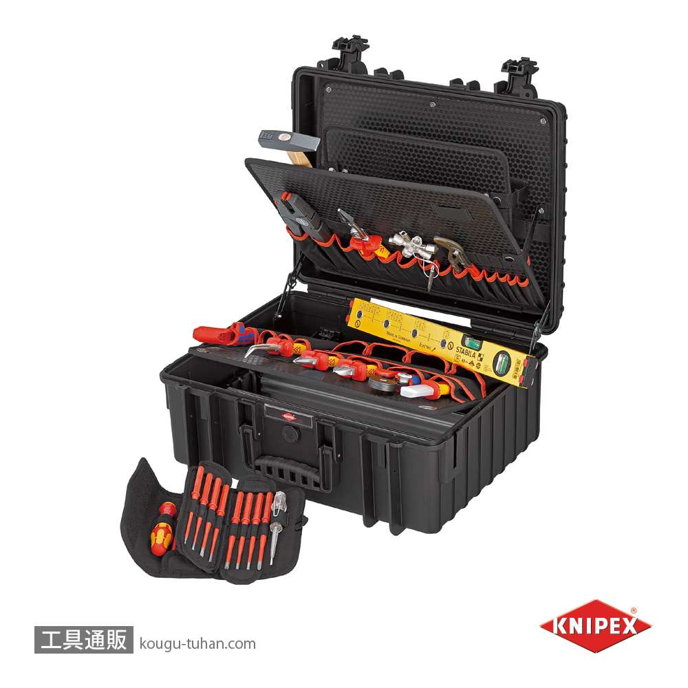 KNIPEX 002136 電気技師用ツールセット 26PCEの画像