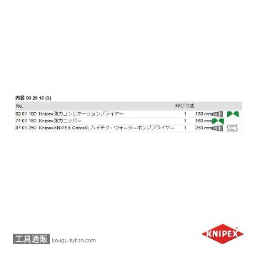 KNIPEX 002010 パワーパックの画像