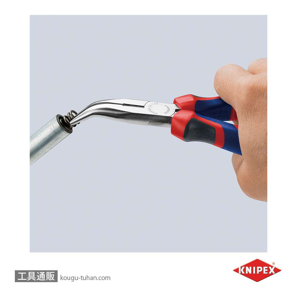 KNIPEX 2525-160 40°先曲ラジオペンチの画像