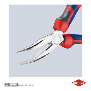 KNIPEX 2525-160 40°先曲ラジオペンチの画像