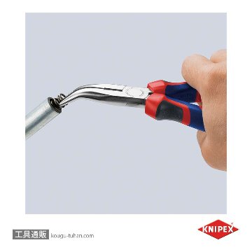 KNIPEX 2525-160 40°先曲ラジオペンチの画像