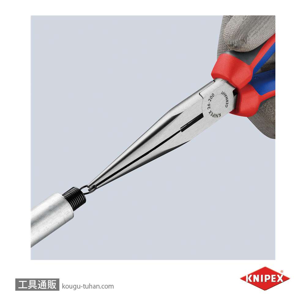 KNIPEX 2612-200SB 先長ラジオペンチ (SB)の画像