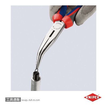 KNIPEX 2622-200 40°先曲ラジオペンチの画像