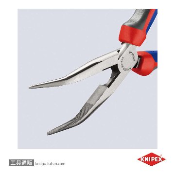 KNIPEX 2622-200 40°先曲ラジオペンチの画像