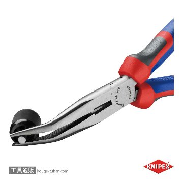 KNIPEX 2622-200SB 40°先曲ラジオペンチ (SB)の画像