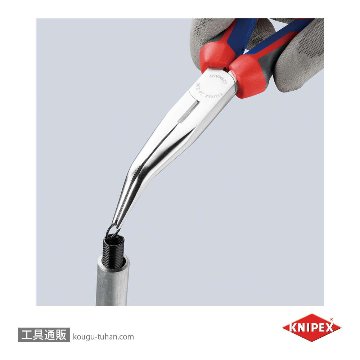 KNIPEX 2625-200SB 40°先曲ラジオペンチ (SB)の画像