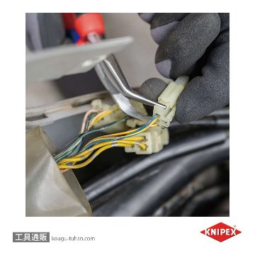KNIPEX 2625-200SB 40°先曲ラジオペンチ (SB)の画像