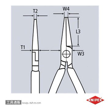 KNIPEX 2801-200 アッセンブリープライヤーの画像