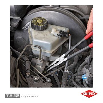 KNIPEX 2881-280SB ロングリーチベントニードルノーズプライヤーの画像