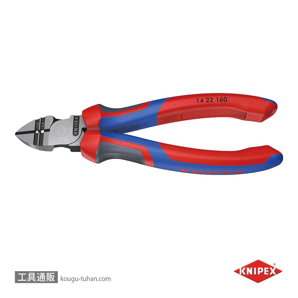KNIPEX 1422-160 穴付ニッパーの画像