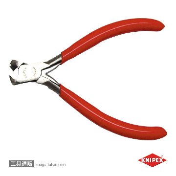 KNIPEX 6411-115 エレクトロニクスエンドカッティングニッパーの画像