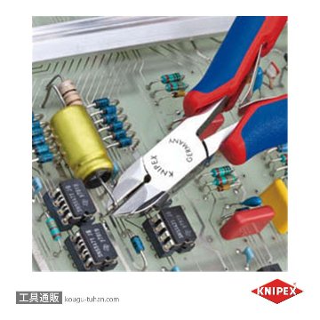 KNIPEX 7702-120H 超硬刃エレクトロニクスニッパーの画像