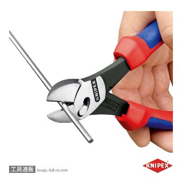 KNIPEX 7372-180BK ツインフォースニッパー (BK)の画像