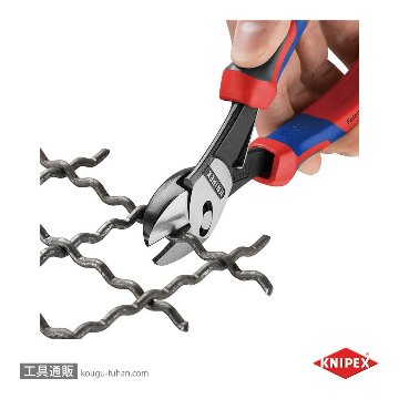 KNIPEX 7372-180F ツインフォースニッパー バネ付の画像