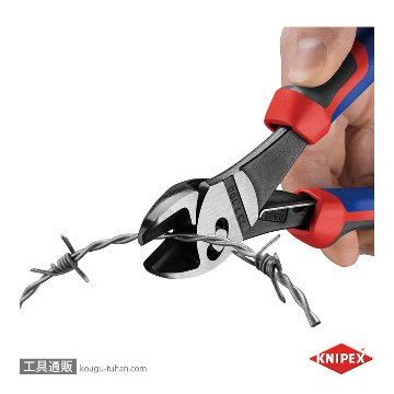 KNIPEX 7372-180F ツインフォースニッパー バネ付の画像