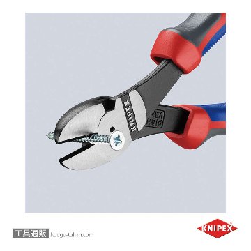 KNIPEX 7402-180SB 強力型斜ニッパー(硬線用) (SB)の画像