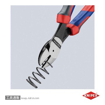 KNIPEX 7402-200 強力型斜ニッパー(硬線用)の画像