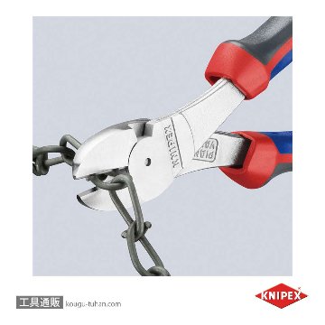 KNIPEX 7405-180 強力型斜ニッパー(硬線用)の画像