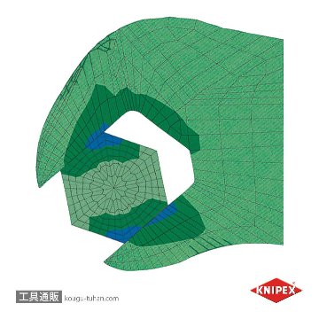 KNIPEX 8603-400 プライヤーレンチ XLの画像