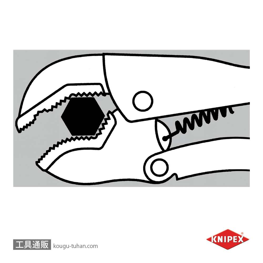 KNIPEX 4114-250 グリッププライヤーの画像