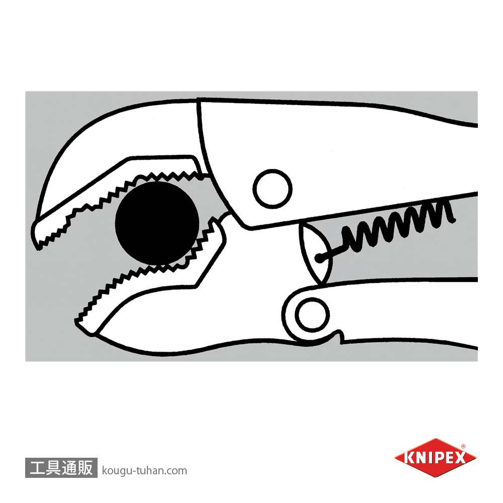 KNIPEX 4114-250 グリッププライヤーの画像