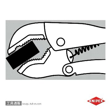 KNIPEX 4114-250 グリッププライヤーの画像