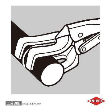 KNIPEX 4224-280 溶接用グリッププライヤーの画像