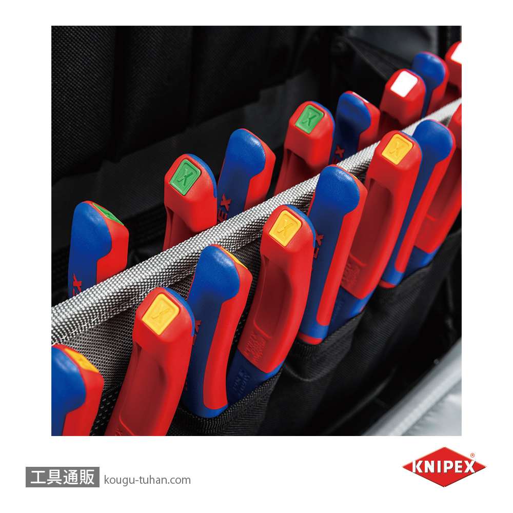 KNIPEX 006110CO カラーコードクリップ (10個入) オレンジの画像