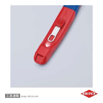 KNIPEX 006306TCR テザーカラーコードクリップ(3x2) レッドの画像