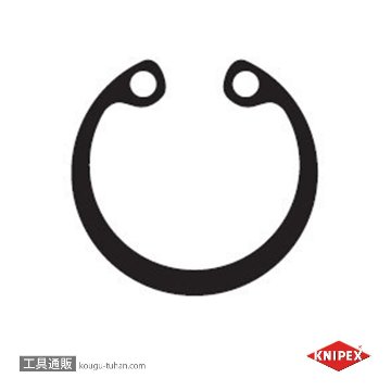 KNIPEX 4413-J1 穴用スナップリングプライヤー 直の画像