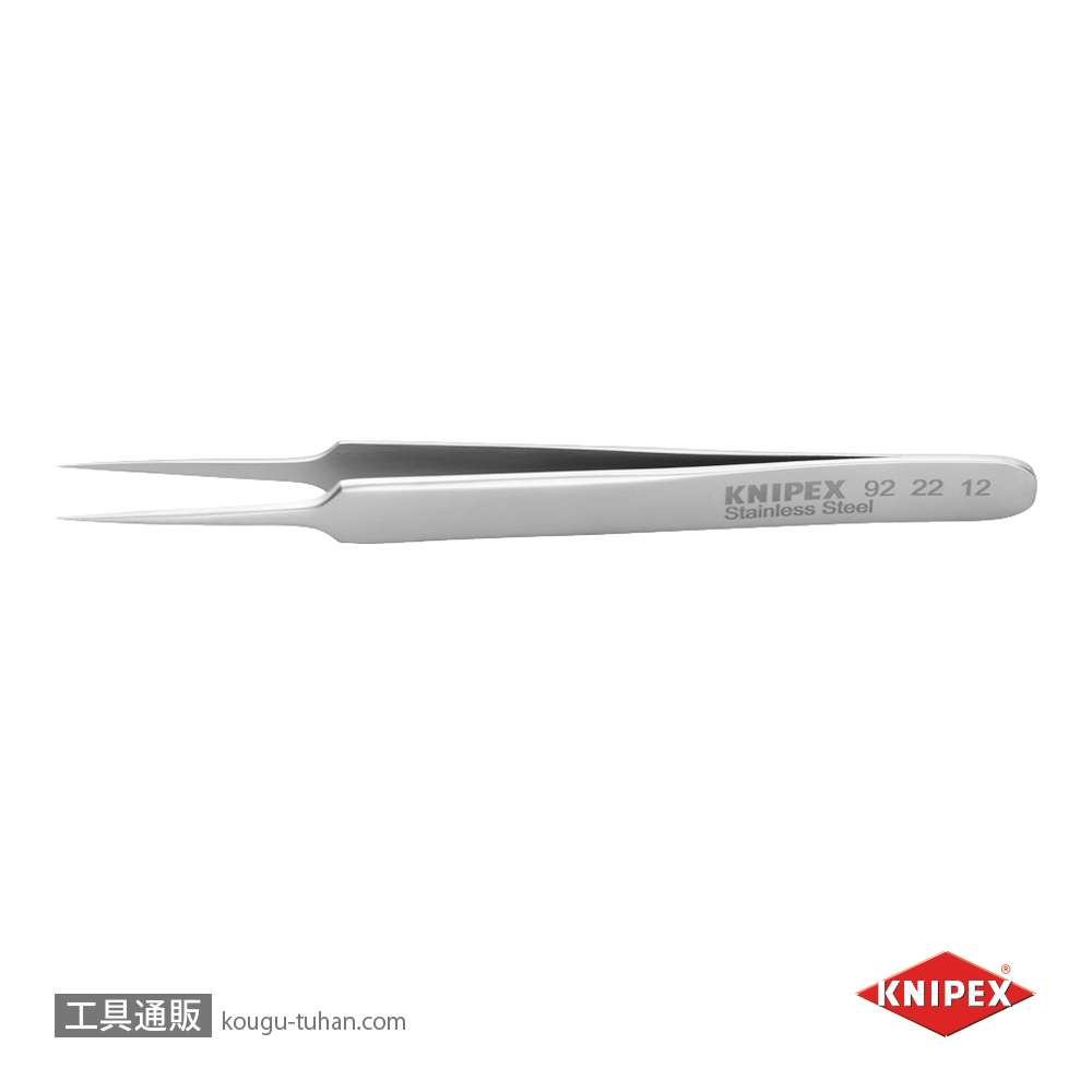 KNIPEX 9222-12 精密ピンセット 110MMの画像