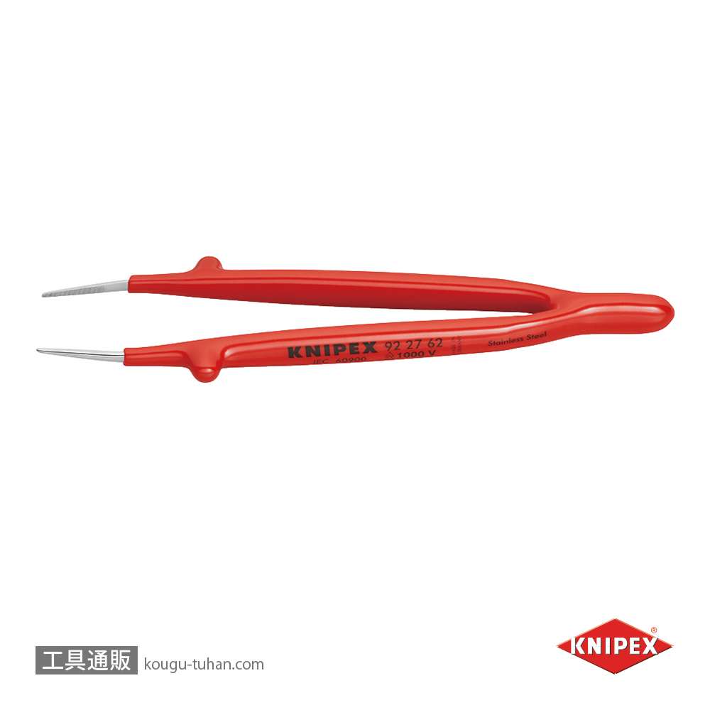 KNIPEX 9227-62 絶縁精密ピンセット 150MMの画像