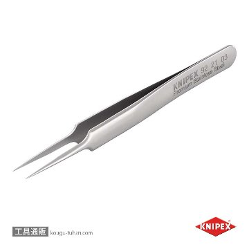 KNIPEX 9221-03 精密ピンセット 110MMの画像