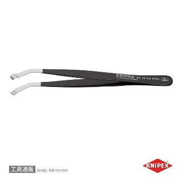 KNIPEX 9216-02ESD 精密ピンセット 120MMの画像
