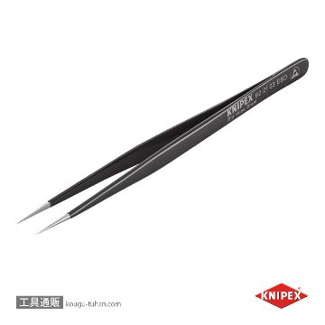 KNIPEX 9221-03ESD 汎用ピンセット 140MMの画像