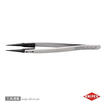 9281-02 ESDチップ交換式ピンセット 130MM