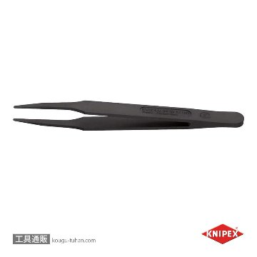 KNIPEX 9209-01ESD プラスチックピンセット 115MMの画像