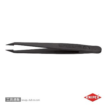 KNIPEX 9209-02ESD プラスチックピンセット 115MMの画像