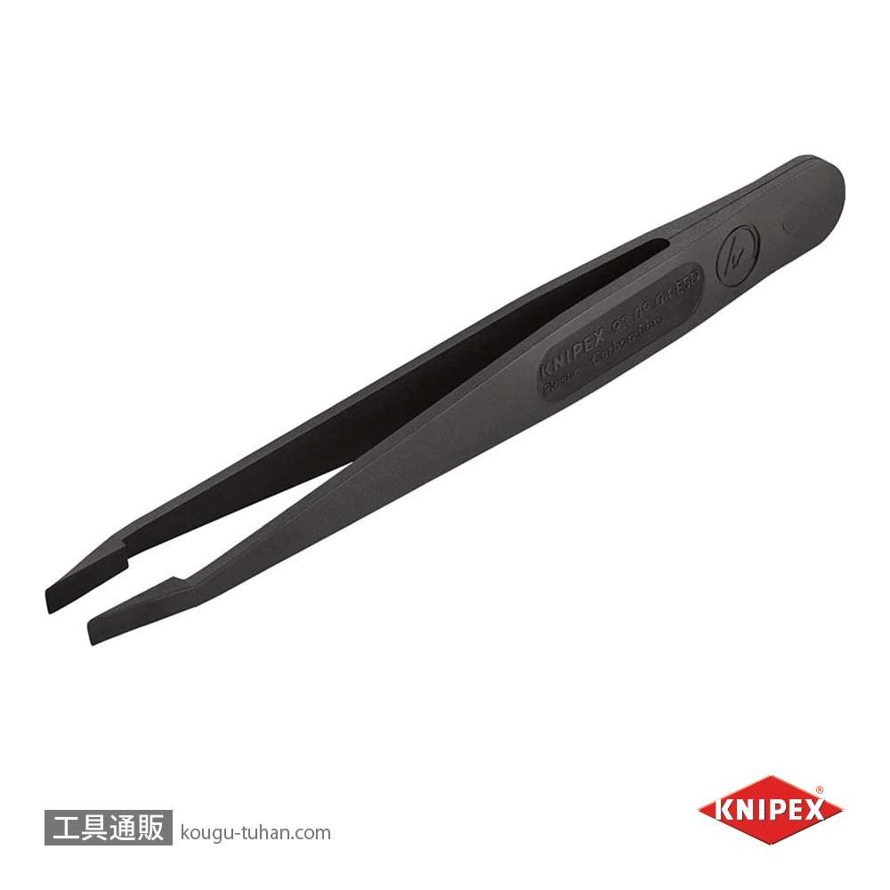 KNIPEX 9209-04ESD プラスチックピンセット 115MMの画像