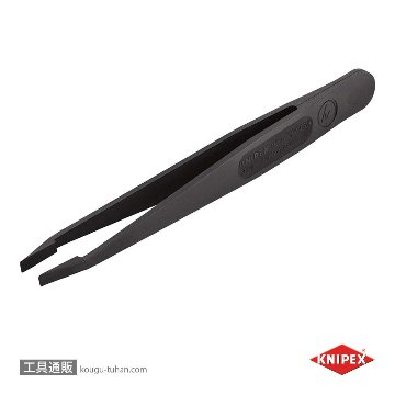 KNIPEX 9209-04ESD プラスチックピンセット 115MMの画像