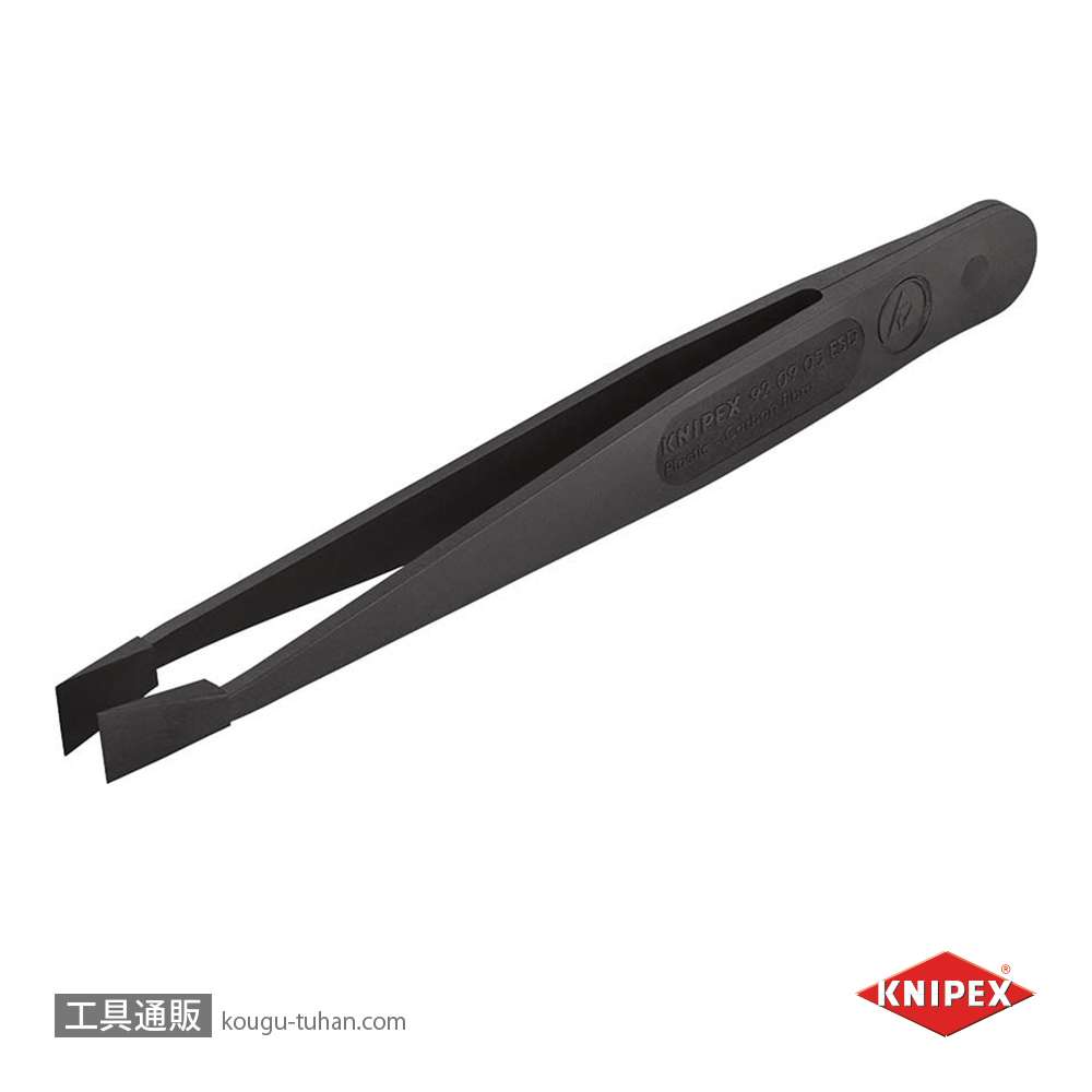 KNIPEX 9209-05ESD プラスチックピンセット 115MMの画像