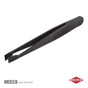 KNIPEX 9209-05ESD プラスチックピンセット 115MMの画像