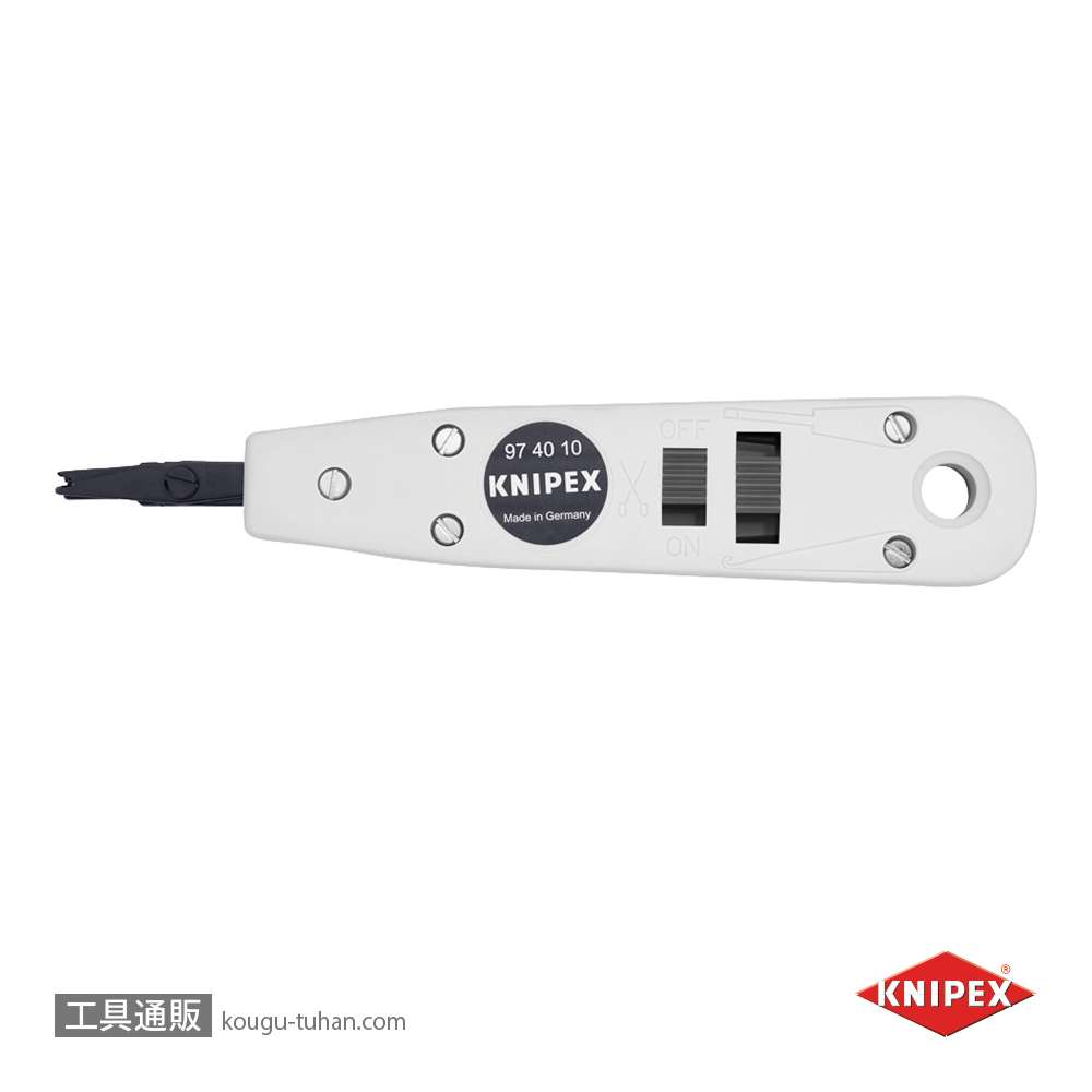 KNIPEX 9740-10 LSA-PLUS端子用インサートツールの画像