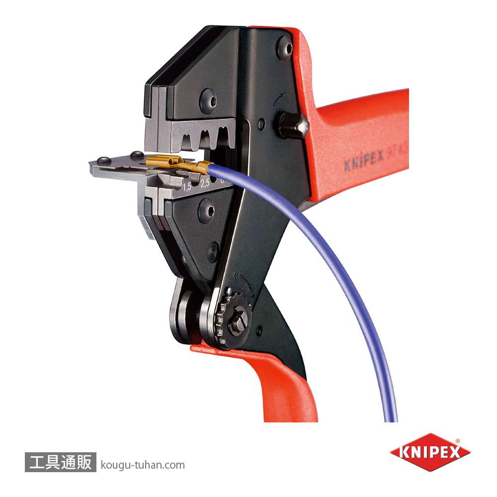 KNIPEX 9752-14 圧着ペンチの画像