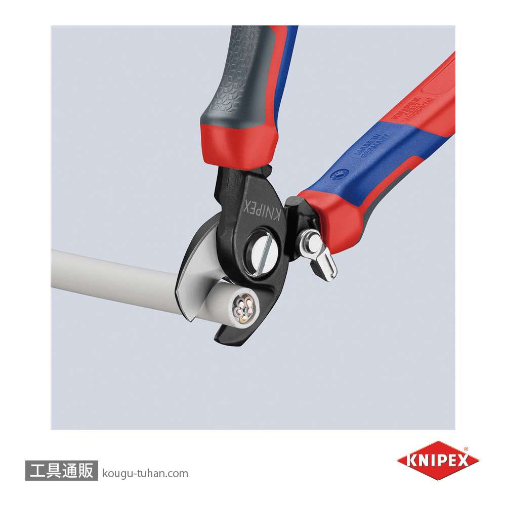 KNIPEX 9522-165 ケーブルカッター(バネ付)の画像