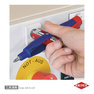KNIPEX 001107 ペン型コントロールキャビネットキーの画像